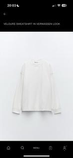 Witte zara sweater, Verzenden, Zo goed als nieuw, Maat 38/40 (M), Wit
