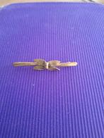 Vintage broche, vlinder, goudkleurig, Sieraden, Tassen en Uiterlijk, Antieke sieraden, Ophalen of Verzenden, Overige materialen