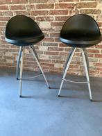 Twee Foschia barkrukken, Huis en Inrichting, Barkrukken, Ophalen, Gebruikt, Met voetsteun, 60 tot 90 cm