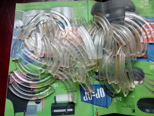 60 stuks(iets meer) glazen plaatjes voor blei kristallen lam, Antiek en Kunst, Antiek | Lampen, Ophalen