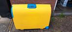 Carlton koffer geel, Sieraden, Tassen en Uiterlijk, Koffers, Wieltjes, Gebruikt, Hard kunststof, 55 cm of meer