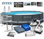 Intex Ultra Frame XTR Zwembad 4,88 x 1,22 meter, Tuin en Terras, Zwembaden, Gebruikt, Rond, 300 cm of meer, Ophalen