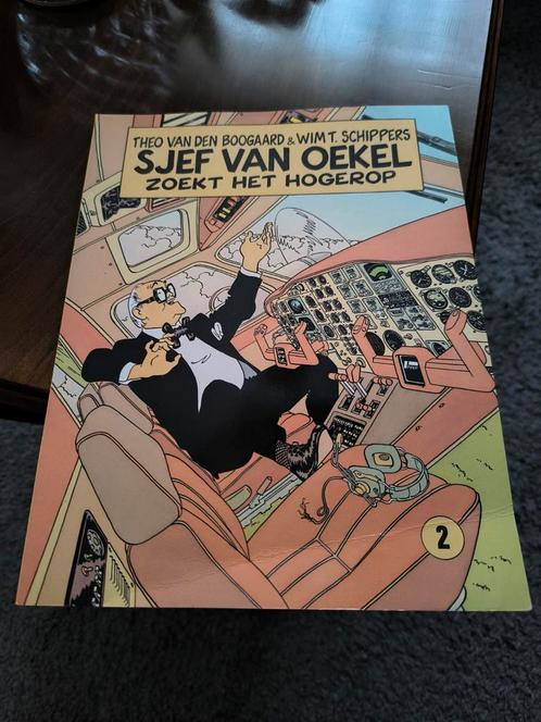Sjef van Oekel - "Zoekt het hogerop", Boeken, Stripboeken, Gelezen, Eén stripboek, Ophalen of Verzenden