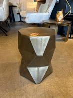 bijzettafel goud metaal showroommodel, Ophalen, Minder dan 45 cm, Minder dan 55 cm, Metaal of Aluminium