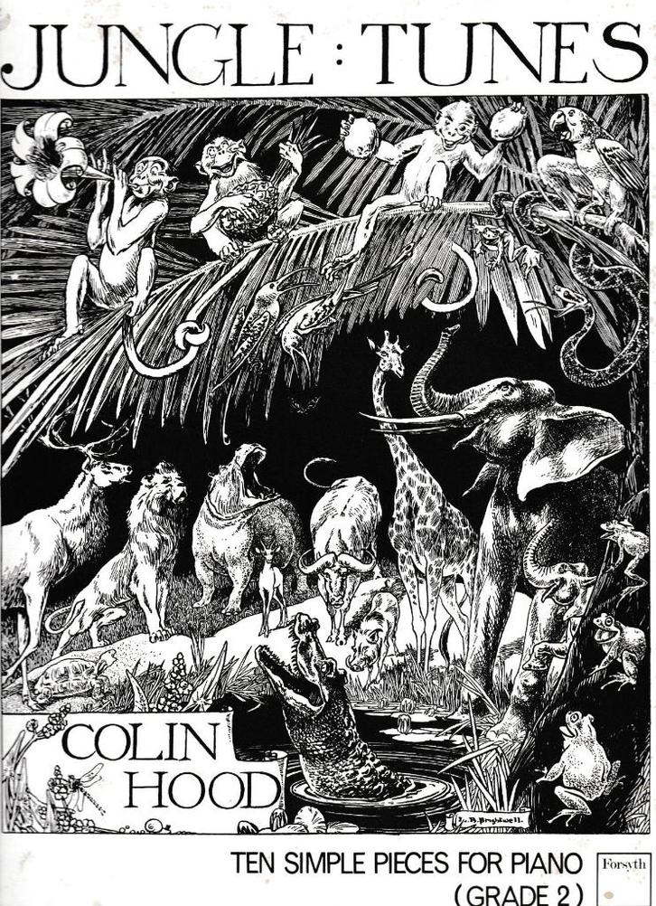 COLIN HOOD - JUNGLE * TUNES, Muziek en Instrumenten, Bladmuziek, Gebruikt, Artiest of Componist, Populair, Piano, Ophalen of Verzenden