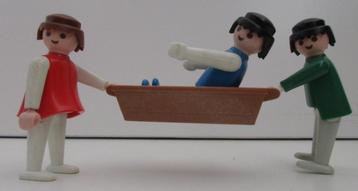 vintage setje playmobil - trio draagbak met 3 vrienden beschikbaar voor biedingen