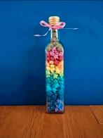 Fles origami lucky stars decoratie, Ophalen of Verzenden, Nieuw, Glas, Minder dan 50 cm