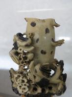 mooi handgemaakt groot  speksteen beeld 28/18 cm, Ophalen of Verzenden