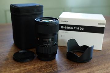 Sigma 18-35mm f/1.8 DC HSM – Canon EF beschikbaar voor biedingen