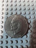 1776-1976 Eisenhower VS één dollarmunt, Postzegels en Munten, Munten | Amerika, Ophalen of Verzenden, Noord-Amerika