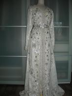 schitterende!! brocard Marokkaanse jurk/takchita/takshita, Ophalen of Verzenden, Zo goed als nieuw, Blauw, Onder de knie