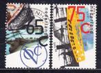 1615 - Nederland nvph 1453/1454 gestempeld , VOC en Sail Ams, Postzegels en Munten, Postzegels | Nederland, Verzenden, Na 1940