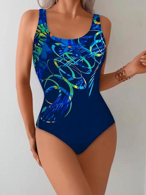 Sportief badpak 38 40 42 44 46 blauw groen sport, Kleding | Dames, Badmode en Zwemkleding, Nieuw, Badpak, Blauw, Ophalen of Verzenden