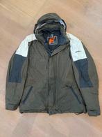 Falcon heren ski broek (L) en -jas (XL) groen-antraciet-wit, Kleding | Heren, Wintersportkleding, Maat 52/54 (L), Overige typen