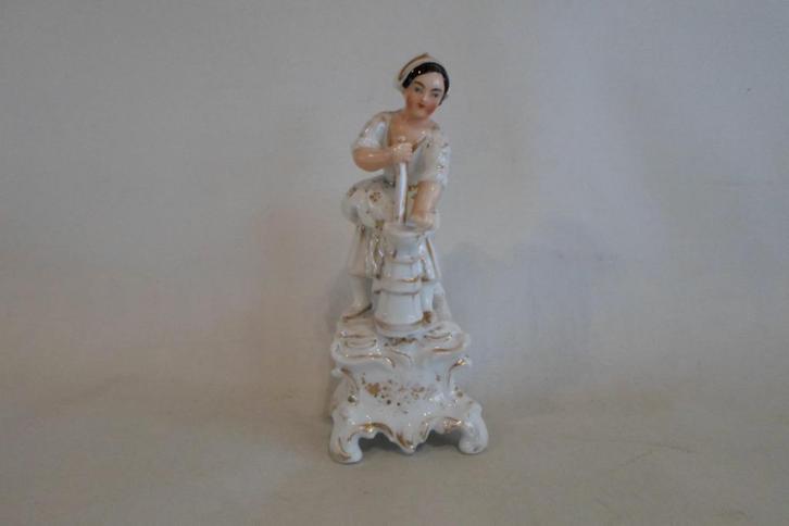 Vieux Paris 19e Eeuw Beeld Vaasje, Antiek en Kunst, Antiek | Porselein, Ophalen of Verzenden