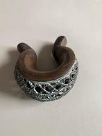 Afrika antieke bronzen armband, Benin, Bamileke, Kameroen, Antiek en Kunst, Ophalen of Verzenden