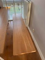 Eettafelbank Studio Henk Butterfly Eiken Naturel. Als nieuw!, Ophalen, Minder dan 50 cm, Zo goed als nieuw, 150 tot 200 cm