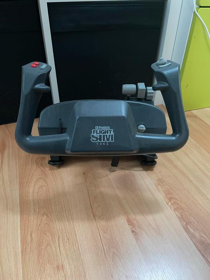 Flight Sim Yoke - CH Products, Computers en Software, Joysticks, Zo goed als nieuw, Ophalen of Verzenden