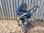 Mutsy Transporter blauwe kinderwagen, Ophalen, Gebruikt, Verstelbare duwstang, Combiwagen