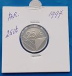 Aruba 25 cent UNC - 1997, Verzenden, Koningin Beatrix, 25 cent, Losse munt