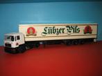 Lubzer-Bier  MAN met oplegger  Herpa, Ophalen of Verzenden, Zo goed als nieuw, Bus of Vrachtwagen, Herpa