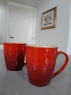 2 XL Jumbomokken Le Creuset Cerise rood Nieuw, Ophalen of Verzenden, Aardewerk, Overige stijlen, Kop(pen) en/of Schotel(s)