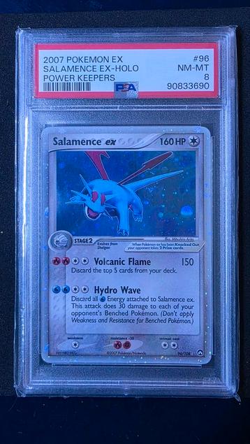 Salamence EX Holo Power Keepers PSA 8 beschikbaar voor biedingen