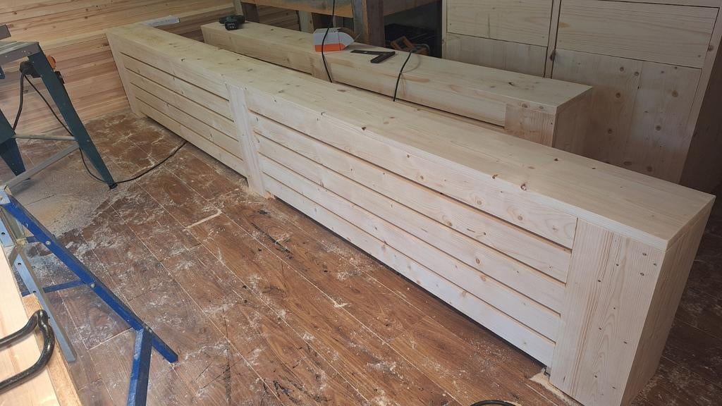 Radiator ombouw van terug gedroogd en geschaafd hout, Huis en Inrichting, Ophalen of Verzenden, Nieuw
