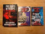 FNAF Boeken Set: The Fourth Closet, Twisted Ones, Silver Eye, Boeken, Ophalen of Verzenden, Gelezen, Fictie
