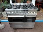 Ilve (=Boretti) RVS fornuis 90cm MOET NU WEG!, Ophalen, Gebruikt, 60 cm of meer, Gas