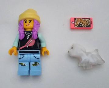 Lego Hidden Site Girl en spookhond minifiguur beschikbaar voor biedingen