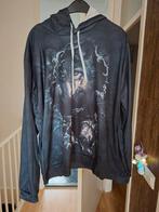 Heren Trui XL met Wolf Print, Ophalen, Zwart, Maat 56/58 (XL), Zo goed als nieuw