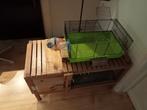 Hamster hok met twee verdiepingen, Dieren en Toebehoren, 60 tot 90 cm, Gebruikt, 75 tot 110 cm, Hok