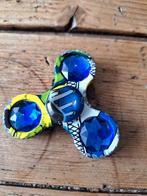 Fidget Spinner met Blauwe Edelstenen, Ophalen, Gebruikt