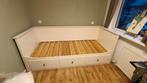 Hemnes uitschuifbed / bedbank, Huis en Inrichting, Slaapkamer | Bedden, Ophalen, Gebruikt, Wit, Tweepersoons
