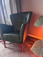 Castor Montis Design Stoel - Groen Leer, Ophalen, Gebruikt, Minder dan 75 cm, Leer