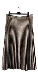 bruine plisse rok van Jc sophie maat 42 (19624), Kleding | Dames, Rokken, Verzenden, Bruin, Knielengte