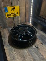 Zip motervelg achter zeldzaam vers in het zwart, Motoren, Ophalen of Verzenden