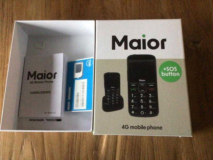 Senioren mobiele telefoon, nieuw., Telecommunicatie, Mobiele telefoons | Overige merken, Nieuw, Zonder abonnement, Zonder simlock