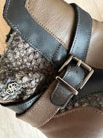 Laarsjes leder Cuplé, Cuplé, Lage of Enkellaarzen, Ophalen of Verzenden, Zo goed als nieuw