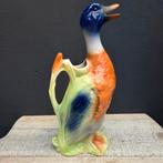 Vintage barbotine aardewerk waterkan van St Clement faience, Ophalen of Verzenden