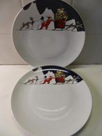 Kerst dinerborden - kerst servies - kerstman bord -, Huis en Inrichting, Keuken | Servies, Ophalen of Verzenden, Zo goed als nieuw