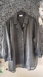 Vintage Canda blouse maat 48, Maat 42/44 (L), Ophalen of Verzenden, Zo goed als nieuw, Grijs