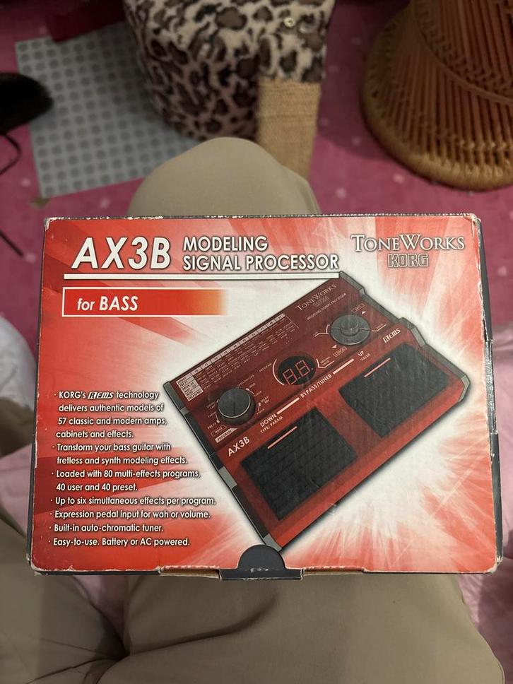 KORG AX3B Modeling Processor voor Basgitaar, Muziek en Instrumenten, Effecten, Zo goed als nieuw, Multi-effect, Ophalen