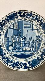 Wandbordje over tabakshandeldagen, 24 cm diameter, Ophalen of Verzenden
