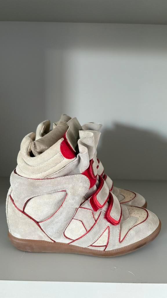 Isabel Marant Bekett sneaker maat 39 als nieuw, Kleding | Dames, Schoenen, Zo goed als nieuw, Sneakers of Gympen, Beige, Verzenden