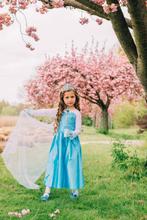 Prinsessenjurk - Frozen Elsa jurk + accessoireset 92/152, Nieuw, Meisje, 110 t/m 116, Ophalen of Verzenden