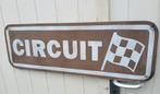 Circuit verkeersbord naar LeMans geen emaille, Reclamebord, Gebruikt, Salvaged by max, Ophalen of Verzenden