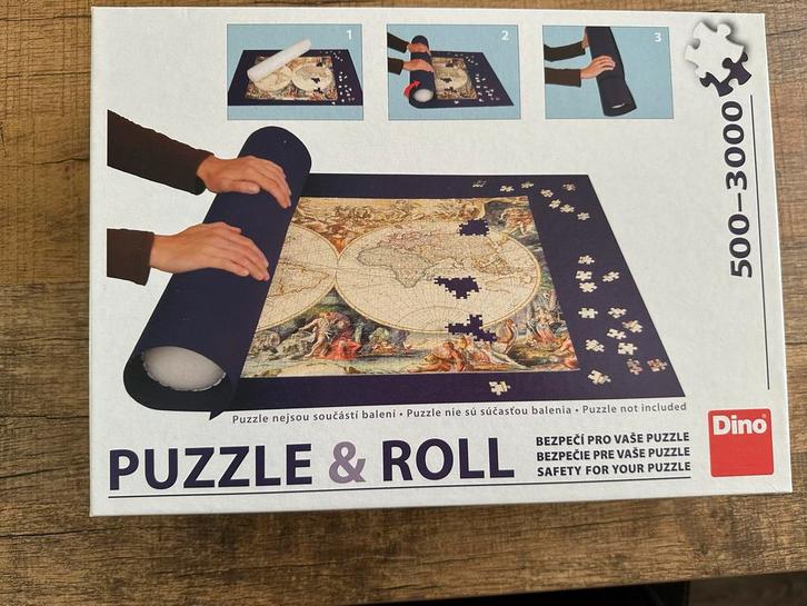 Puzzelmat Puzzle & Roll - 500-3000 stukjes, Hobby en Vrije tijd, Denksport en Puzzels, Zo goed als nieuw, Legpuzzel, 500 t/m 1500 stukjes