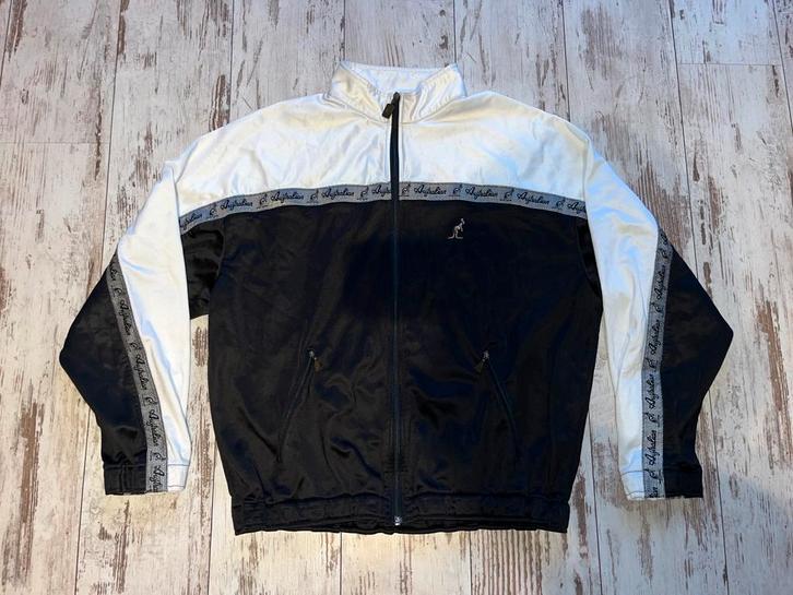 90’s Australian jasje maat 54 met bies hardcore thunderdome, Verzamelen, Overige Verzamelen, Gebruikt, Ophalen of Verzenden